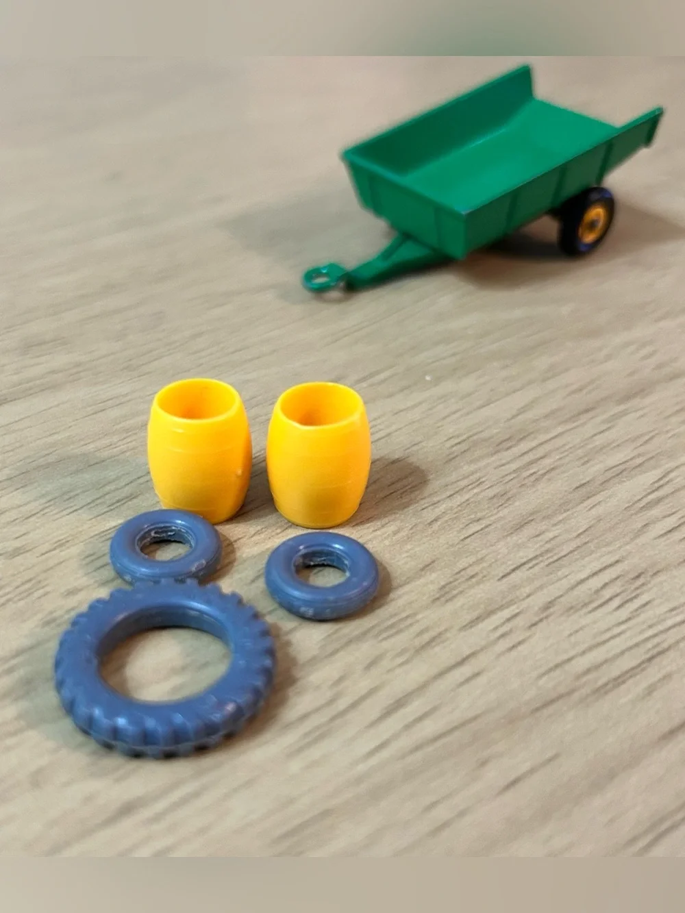 John Deere Tractor and Trailer Matchbox Car
